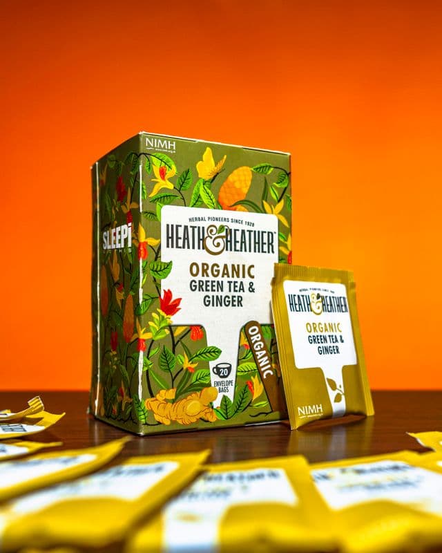 Organic Green Tea Bags (Pack of 40)